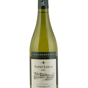 Bottle image Domaine SAINT LOUIS Chardonnay 2020: "Bottle of Domaine SAINT LOUIS Chardonnay 2020, an award-winning organic dry white wine, reflecting the richness and finesse of the Comté Tolosan terroir."