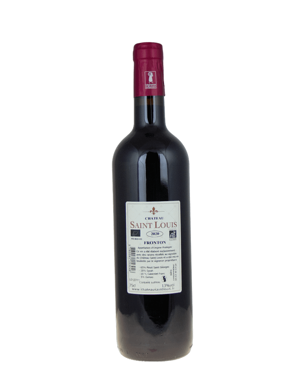 Copos de vinho tinto Tradition Rouge 2020 para acompanhar a garrafa premiada, perfeitos para um jantar elegante ou um aperitivo requintado.